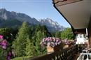 Blick gästehaus Schönanger zur Zugspitze