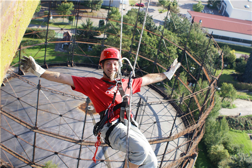 Adrenalin pur auf 80 Metern Höhe