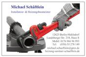 Michael Schäftlein, Gas- Wasserinstallationen & Heizungsbau