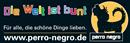 perro negro Logo mit Claim